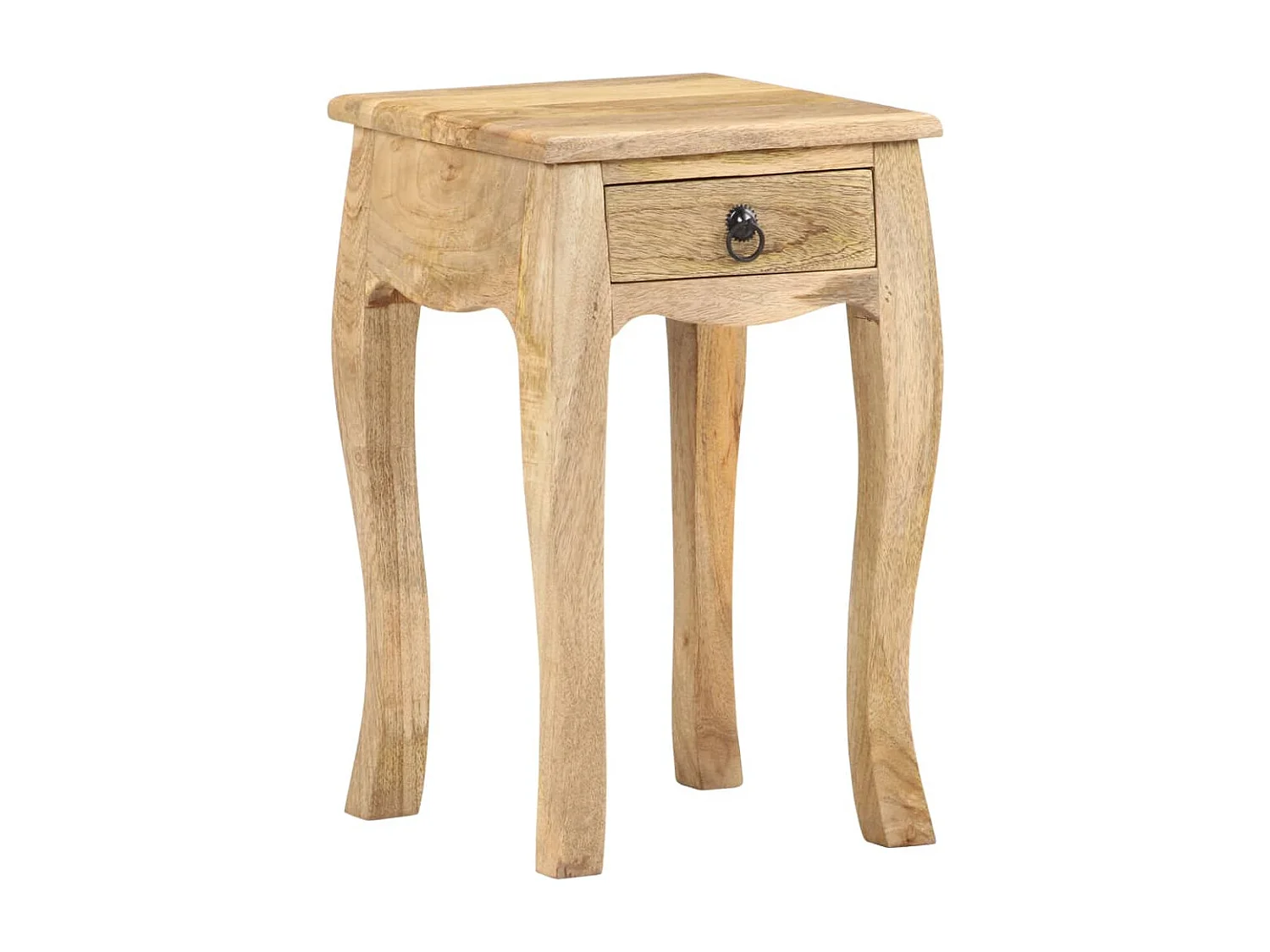 Comodino 28x28x46 cm Legno massello di mango