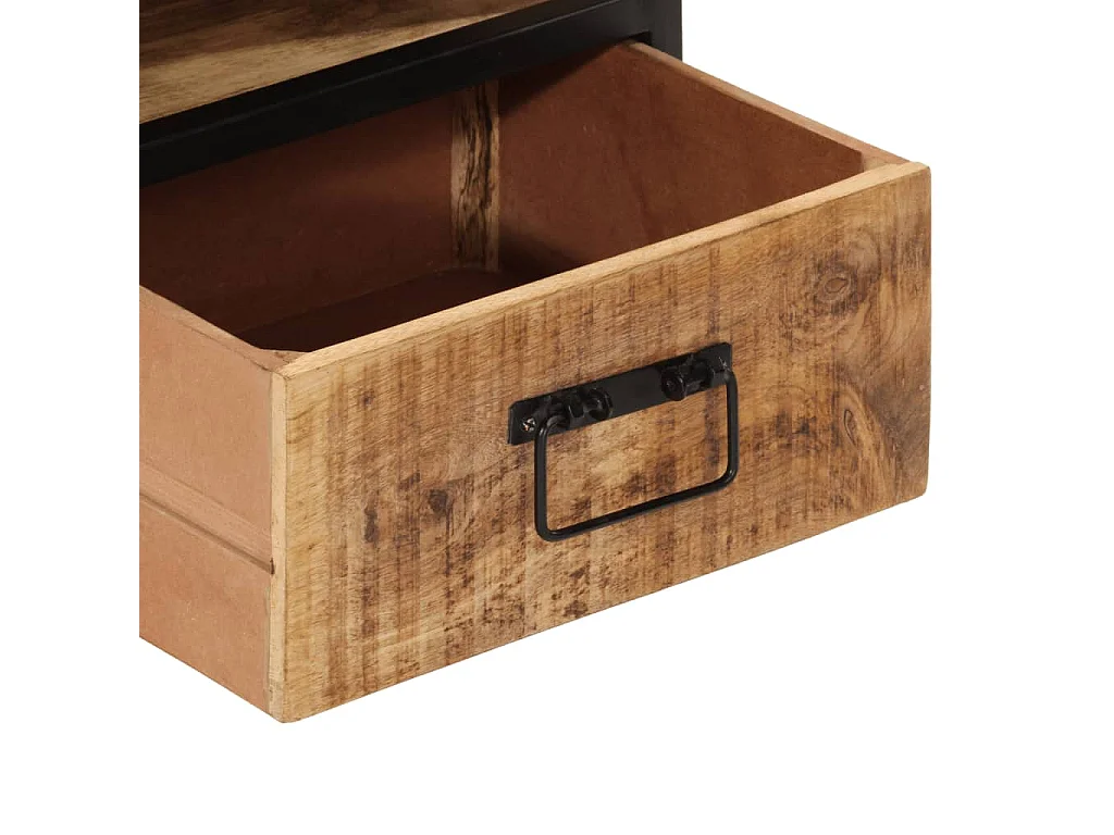 Table de chevet 40x35x50 cm bois de manguier massif