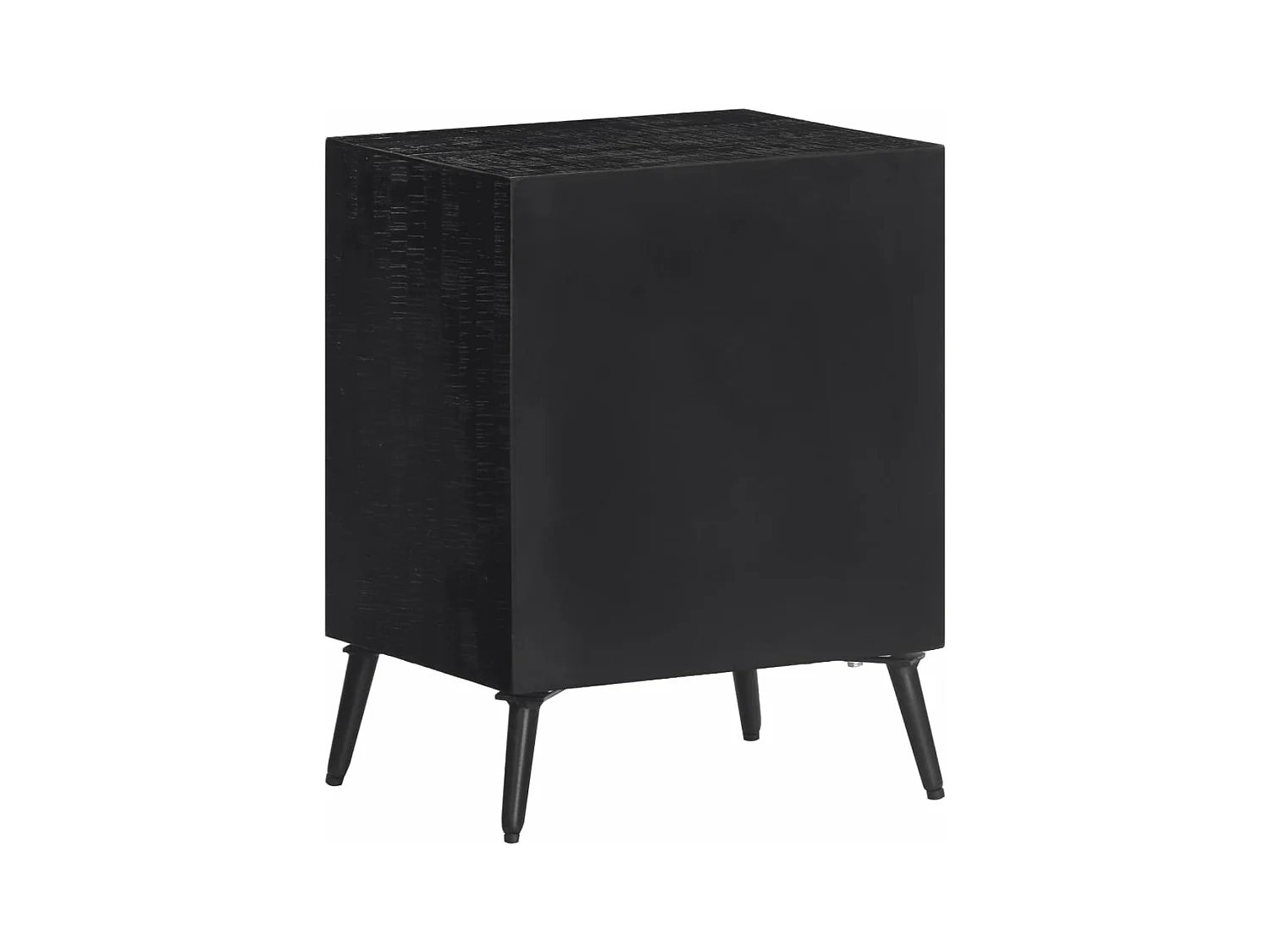 Table de chevet 40x30x50 cm bois massif de teck