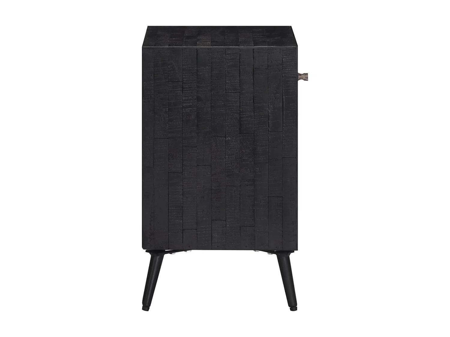 Nachttisch 40x30x50 cm massives Teakholz