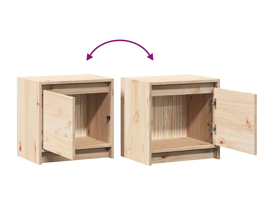 Table de chevet 40x30,5x40 cm bois de pin massif