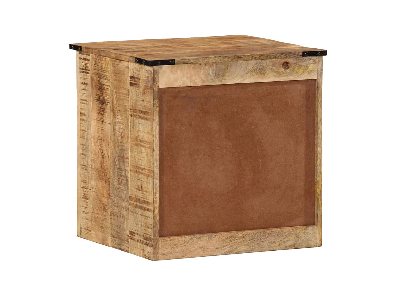 Table de chevet 45x40x45 cm bois de manguier massif