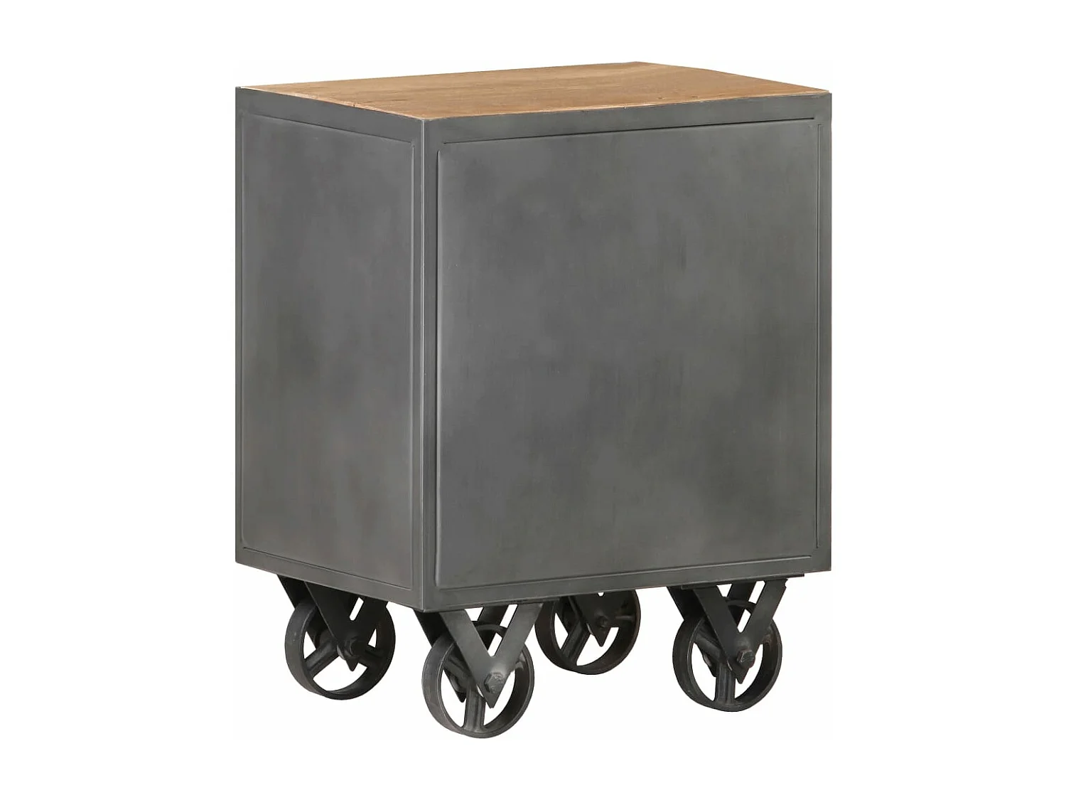 Table de chevet 40x30x51 cm Bois de récupération solide