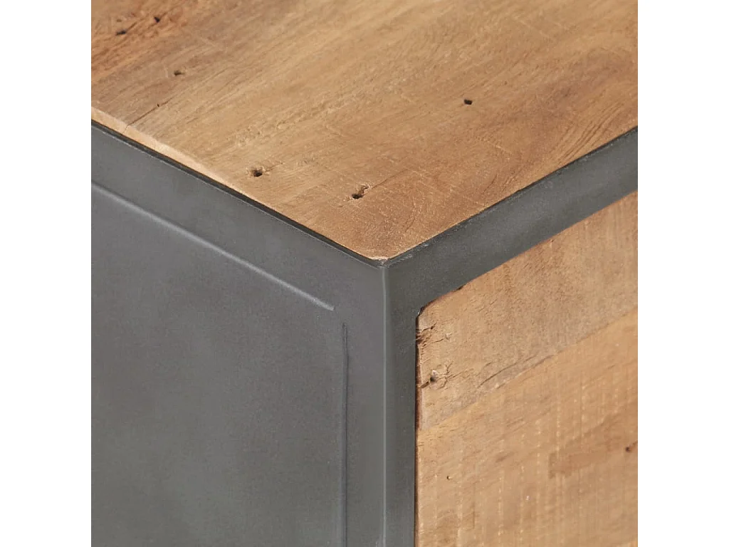 Table de chevet 40x30x51 cm Bois de récupération solide