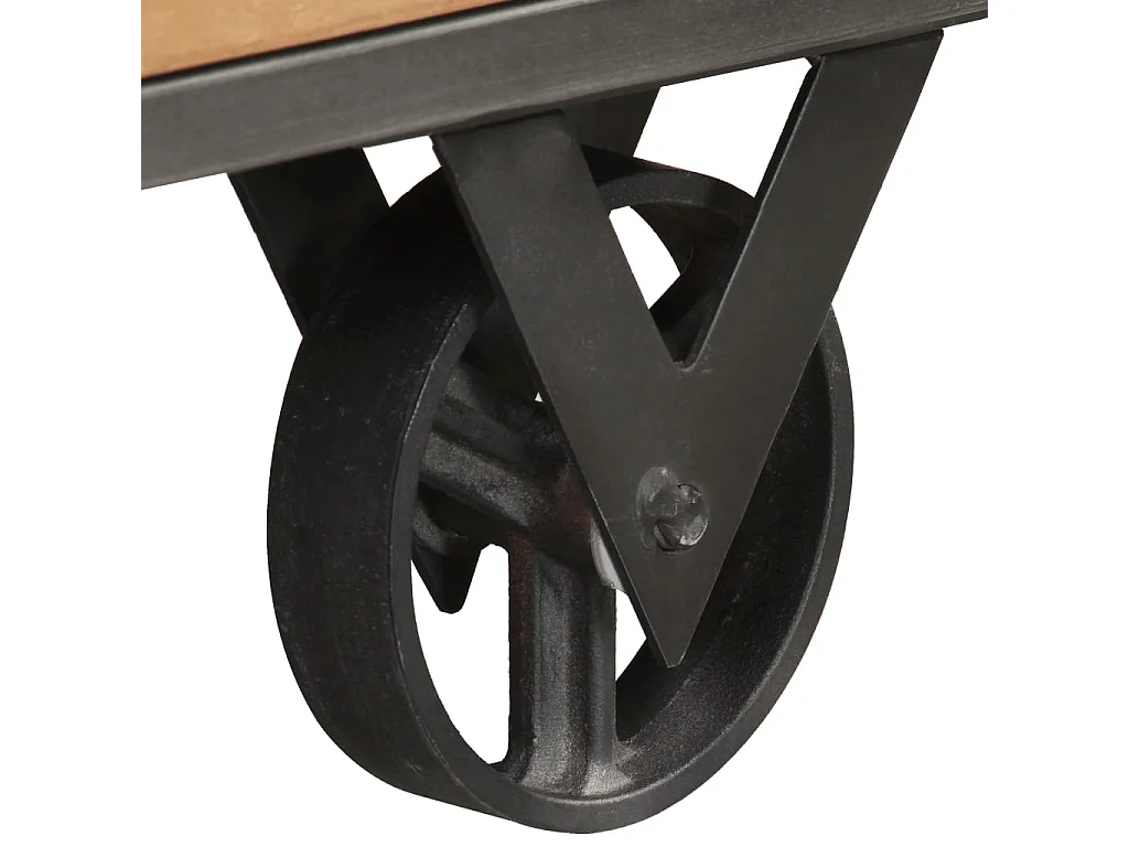 Table de chevet 40x30x51 cm Bois de récupération solide