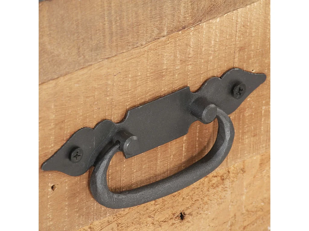 Table de chevet 40x30x51 cm Bois de récupération solide