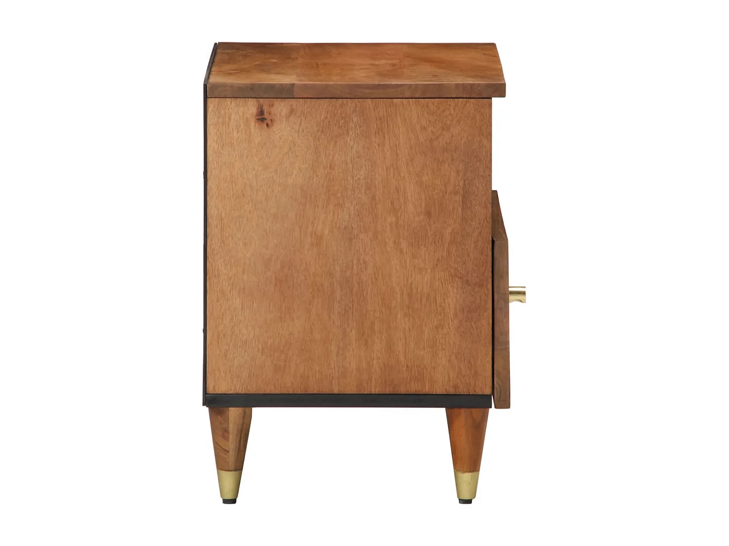 Table de chevet 40x33x46 cm Bois de manguier solide