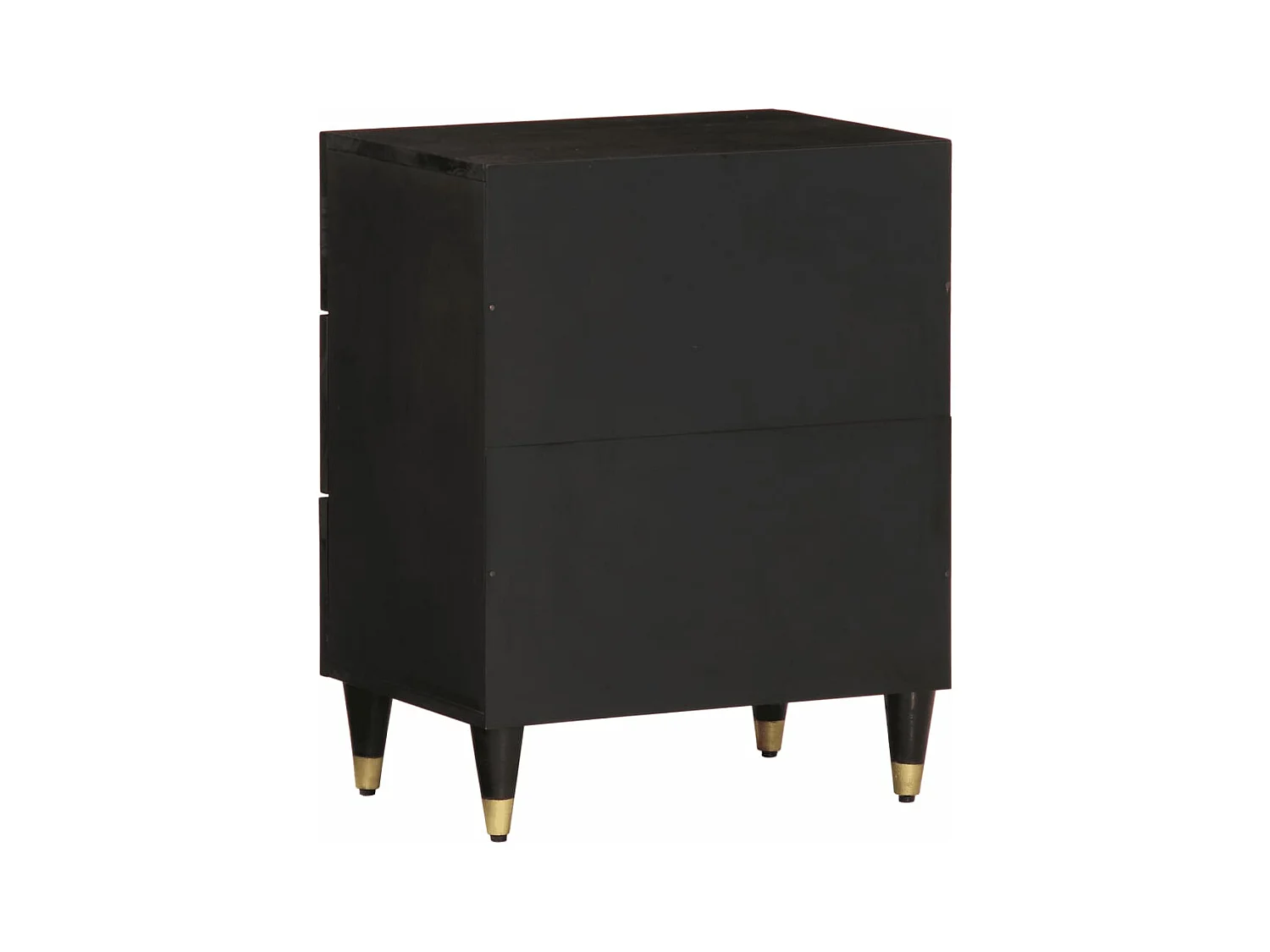 Table de chevet 50x33x60 cm bois de manguier massif