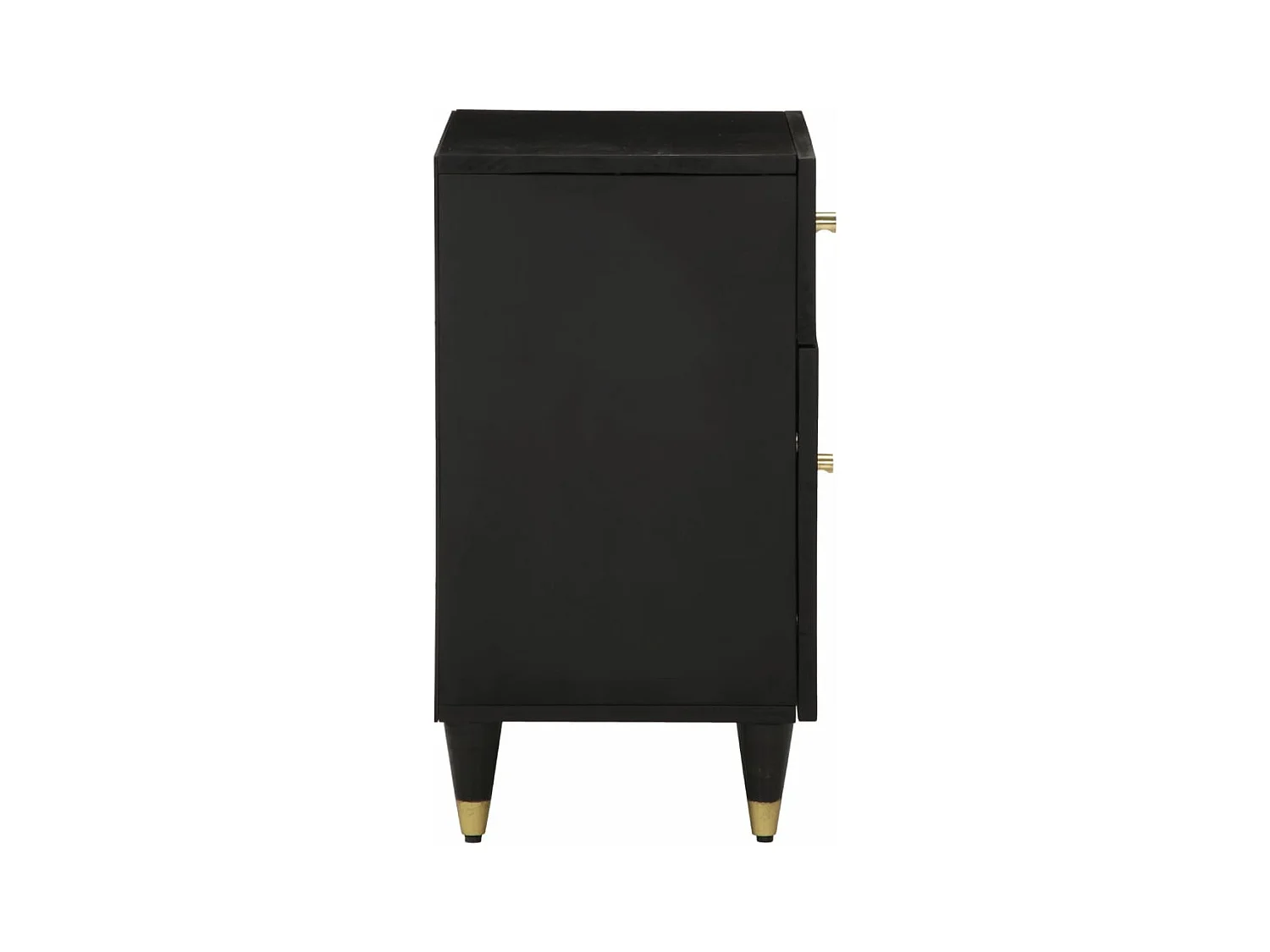 Table de chevet 50x33x60 cm bois de manguier massif