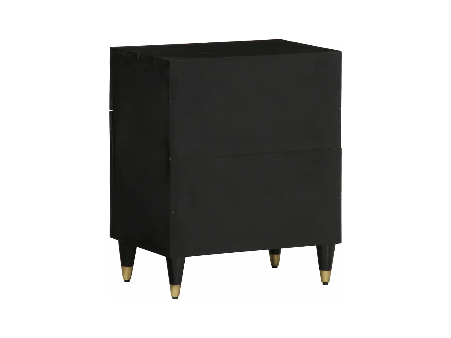 Table de chevet 50x33x60 cm bois de manguier massif