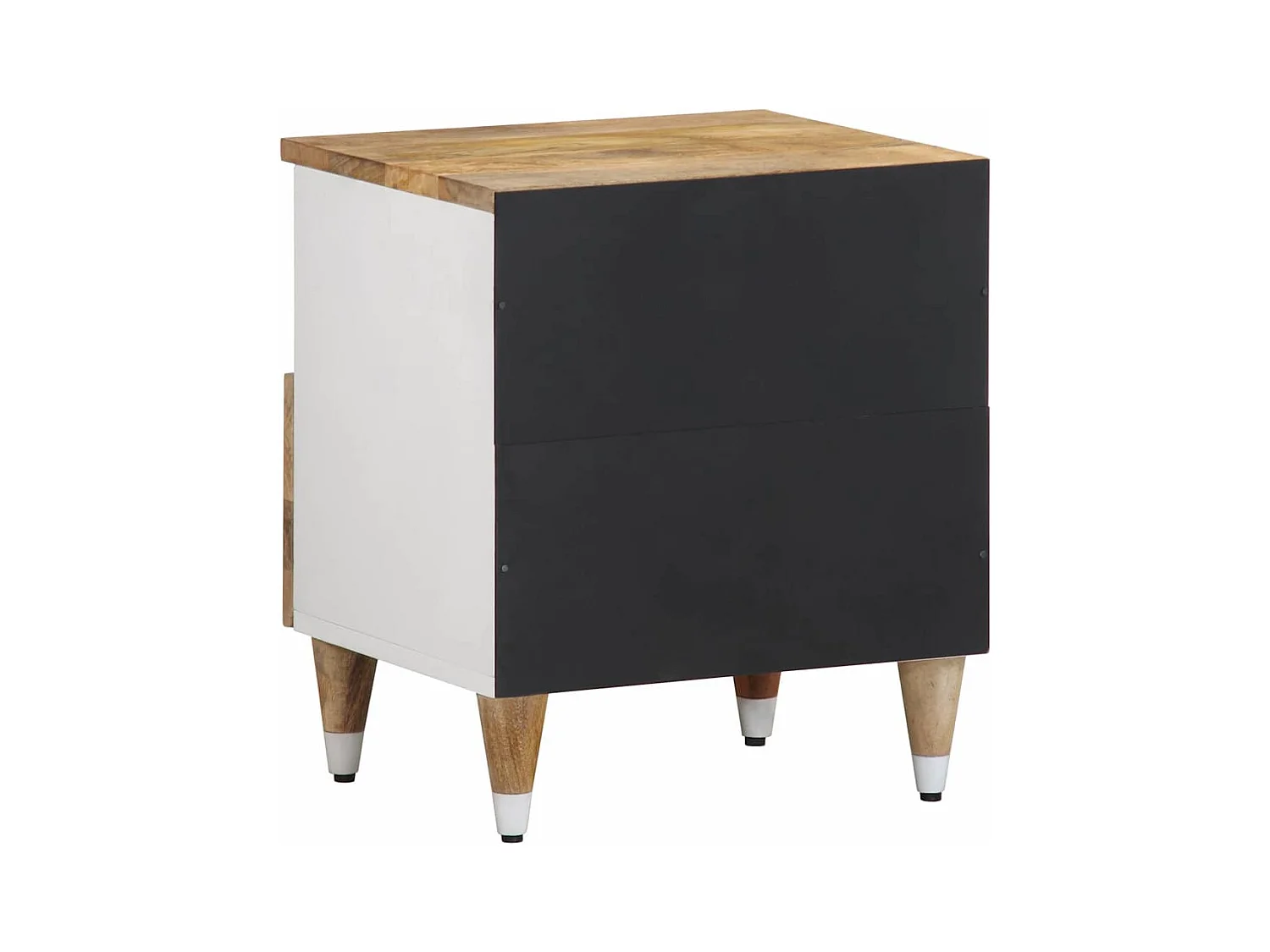 Table de chevet 40x33x46 cm Bois de manguier solide