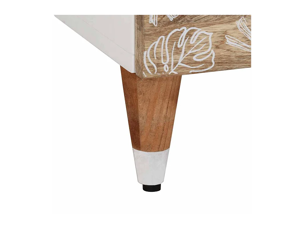 Table de chevet 40x33x46 cm Bois de manguier solide