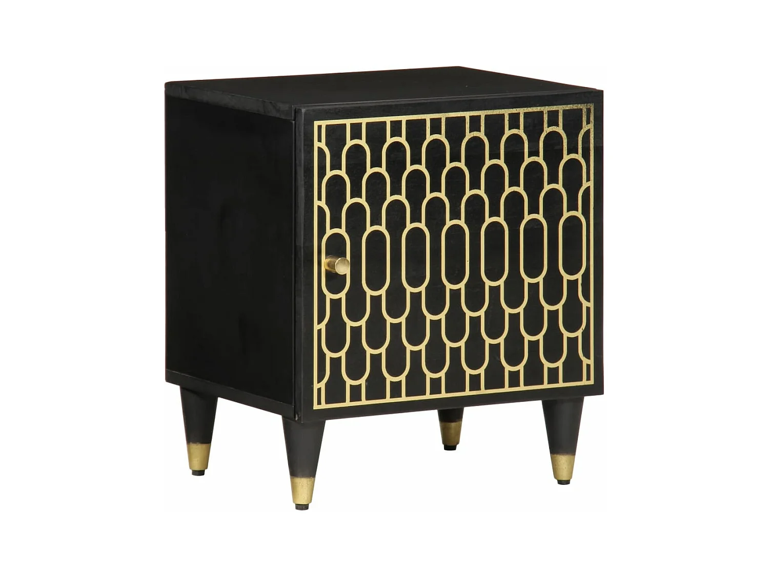 Table de chevet 40x33x46 cm Bois de manguier solide