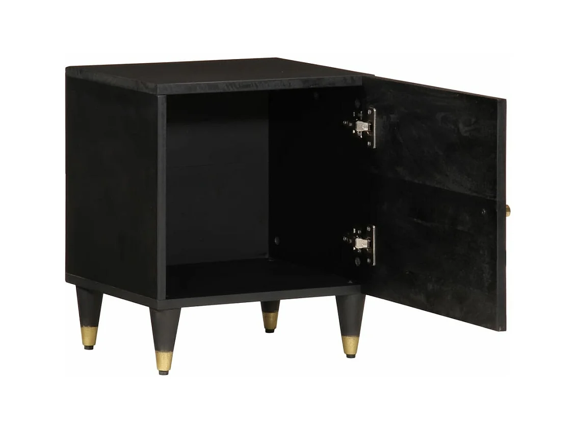 Table de chevet 40x33x46 cm Bois de manguier solide