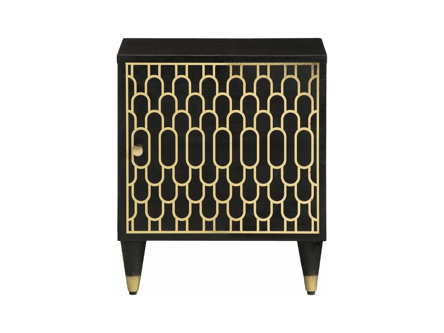 Table de chevet 40x33x46 cm Bois de manguier solide