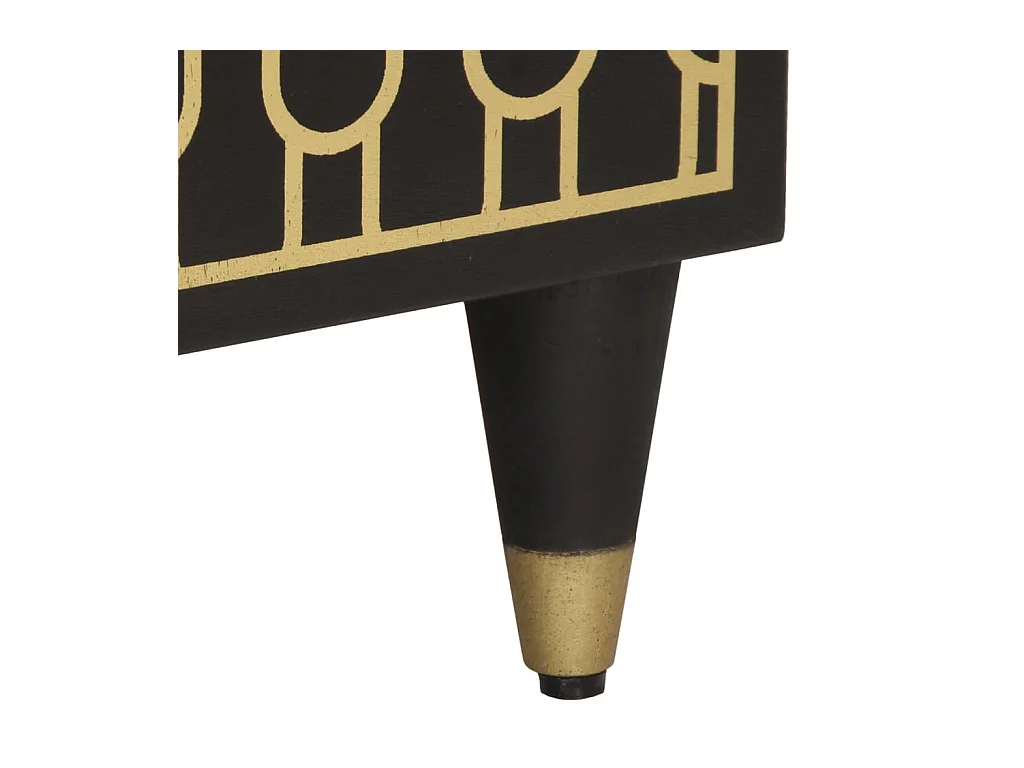 Table de chevet 40x33x46 cm Bois de manguier solide