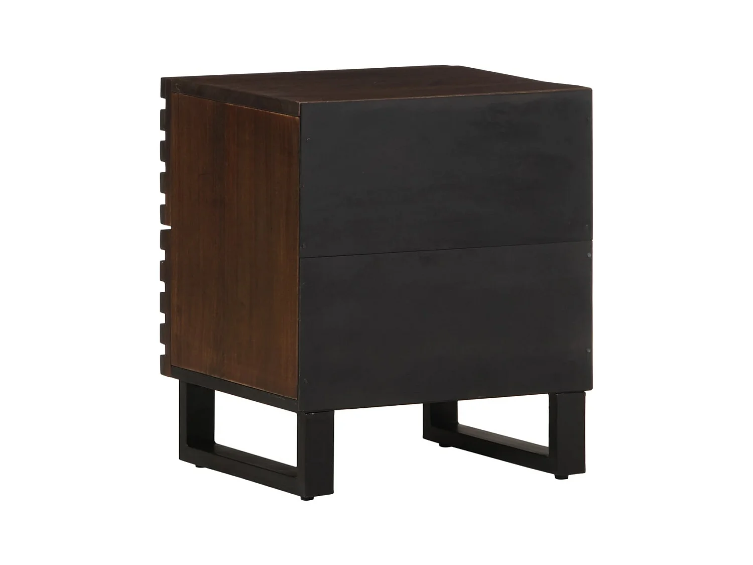 Table de chevet 40x34x46 cm bois de manguier massif