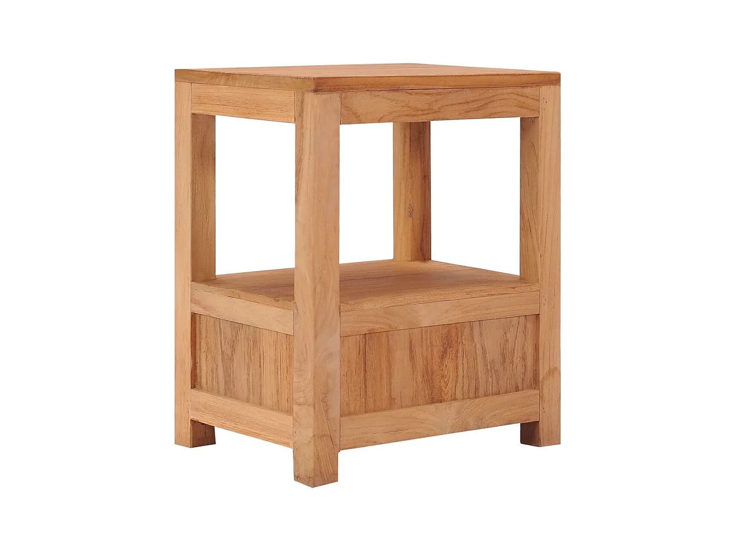 Table de chevet 40x30x50 cm bois de teck massif