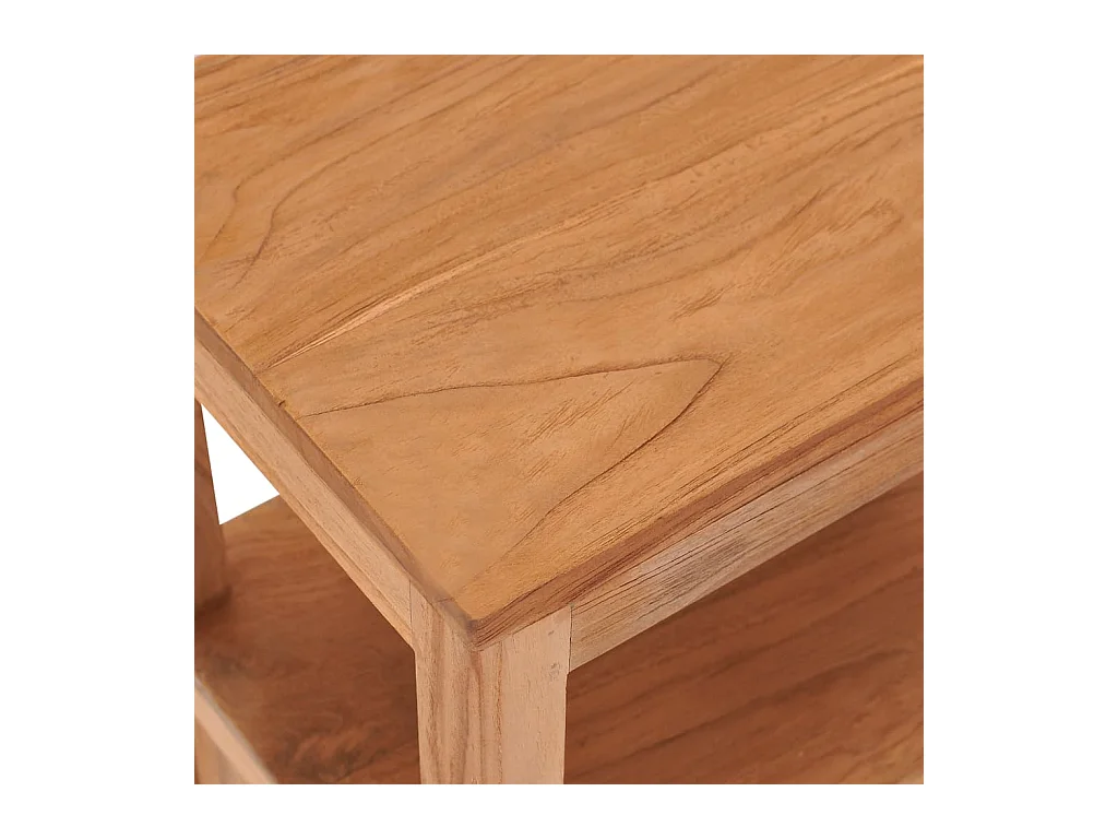 Table de chevet 40x30x50 cm bois de teck massif