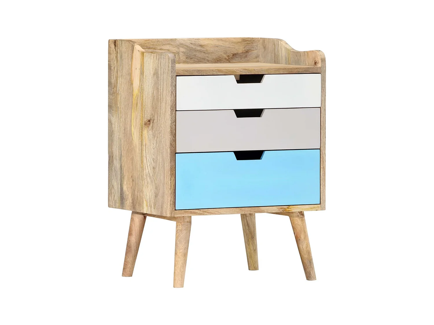 Mesa de cabeceira 47x35x63 cm Madeira de mangueira maciça