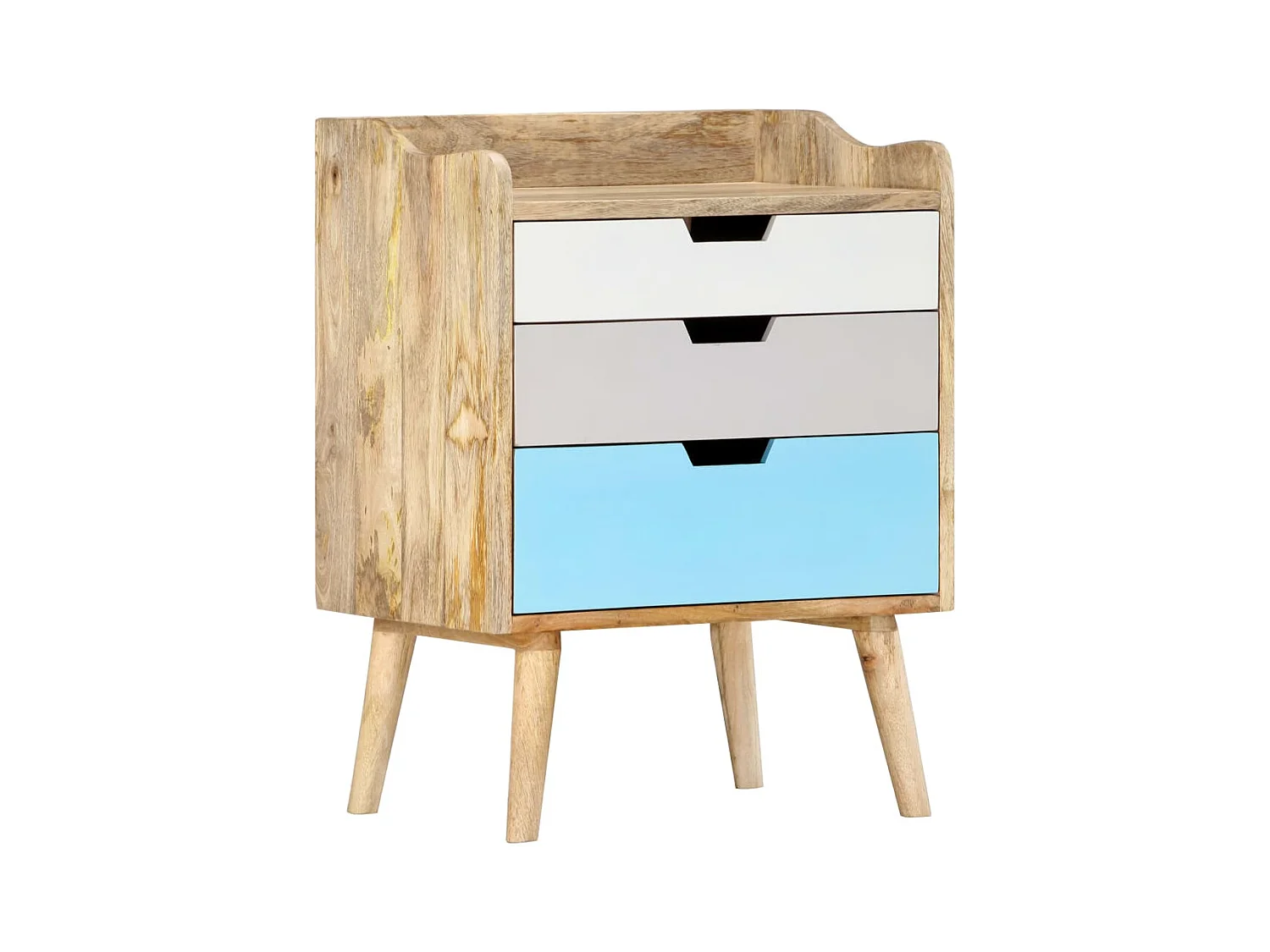 Mesa de cabeceira 47x35x63 cm Madeira de mangueira maciça