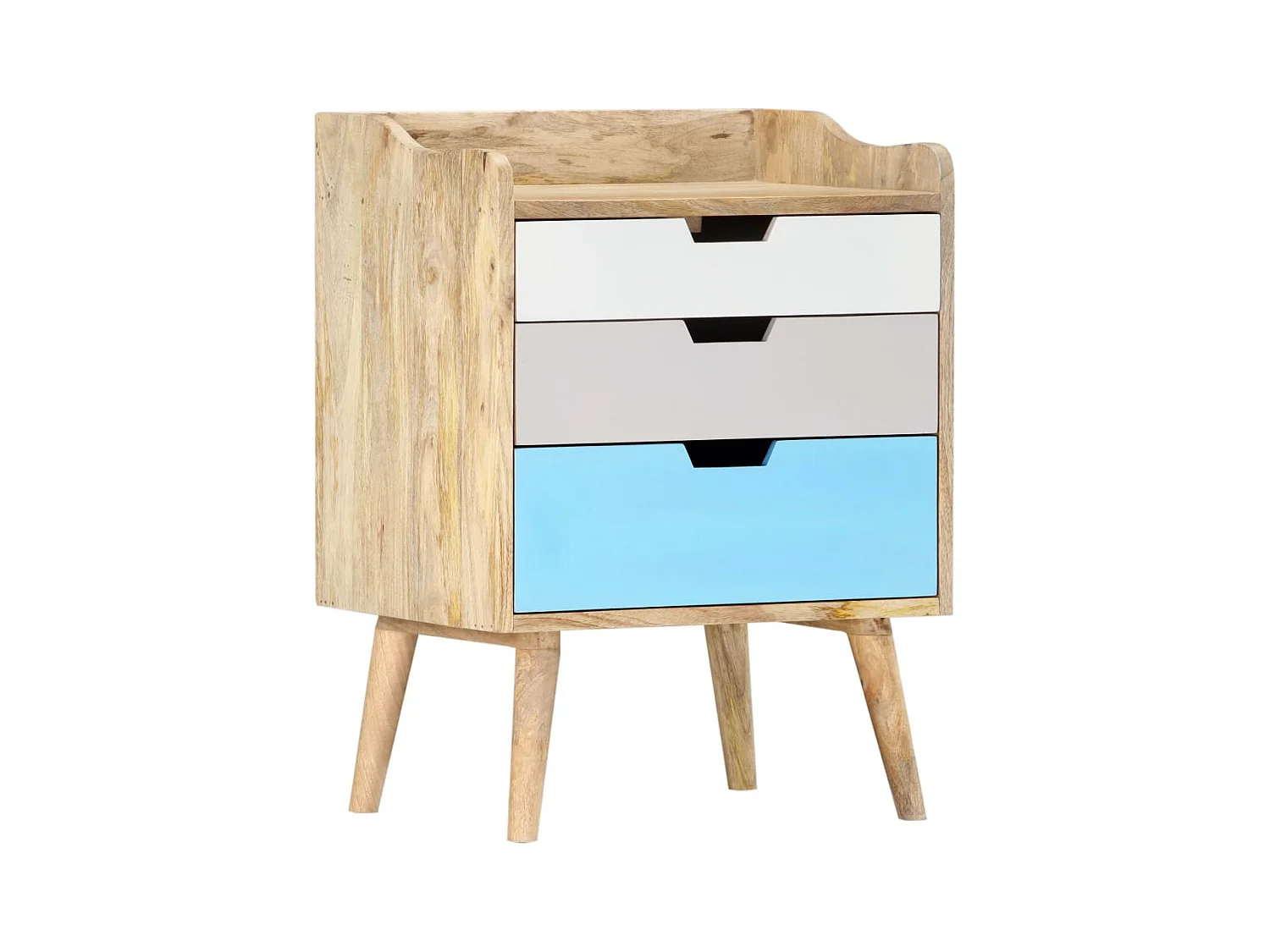 Mesa de cabeceira 47x35x63 cm Madeira de mangueira maciça