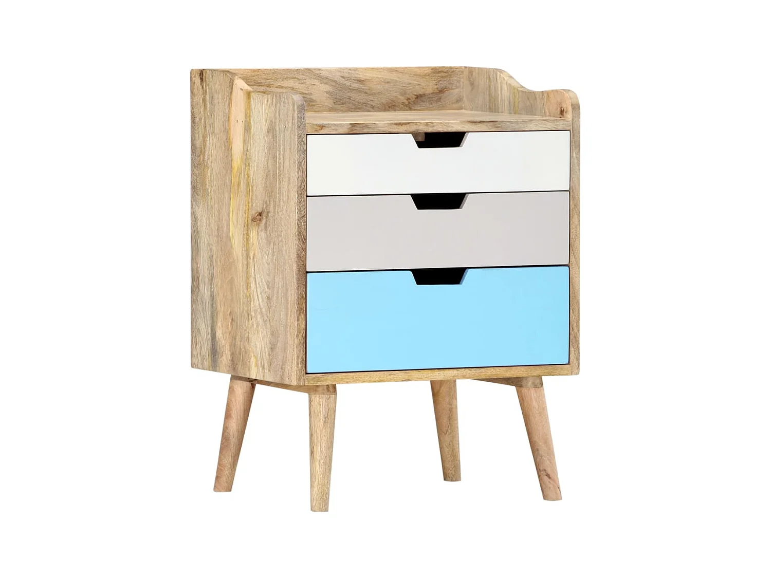 Mesa de cabeceira 47x35x63 cm Madeira de mangueira maciça