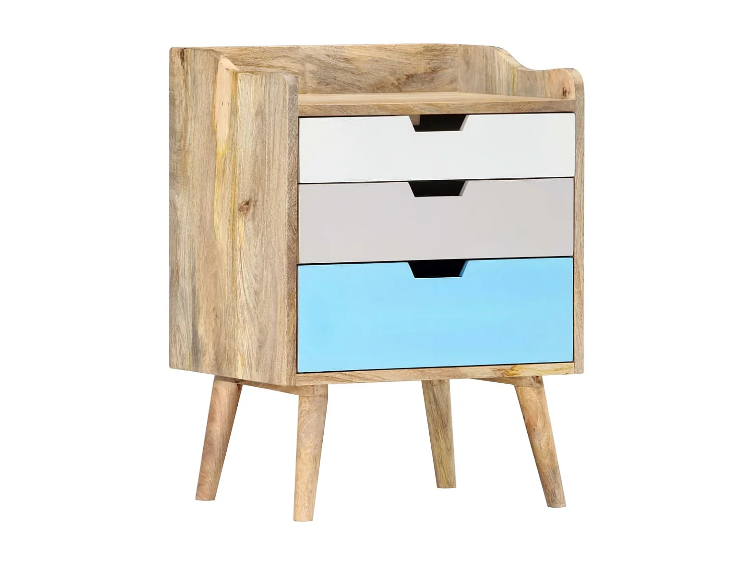 Nachtkastje 47x35x63 cm Massief mangohout