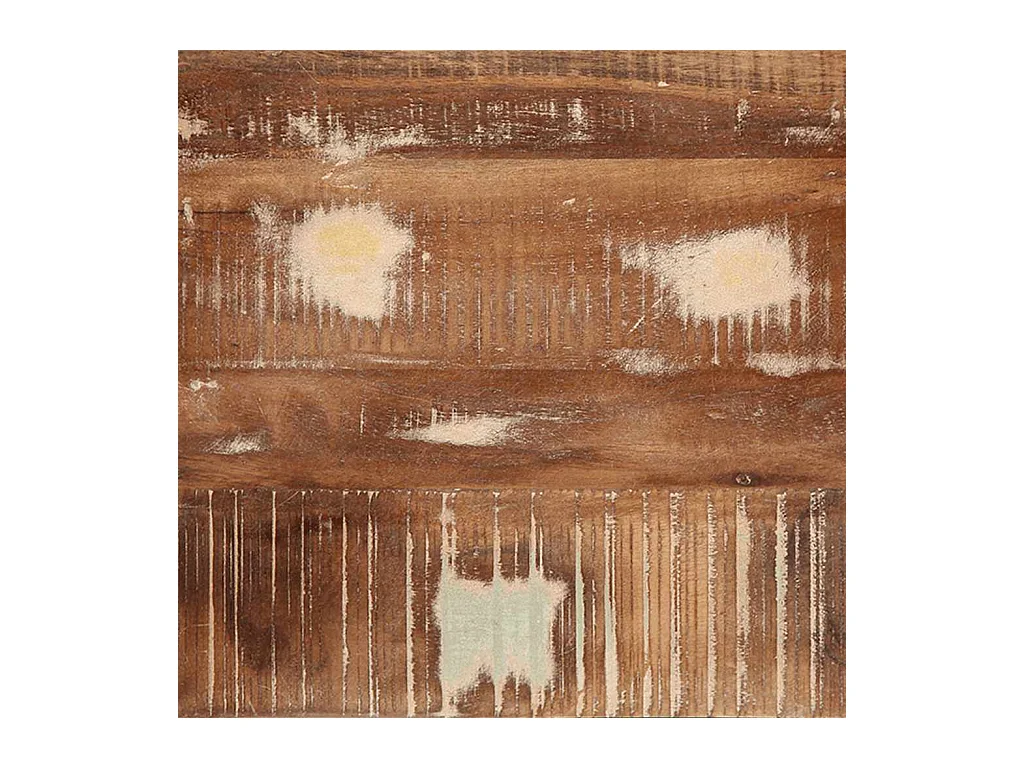 Table de chevet 40x32x46 cm bois massif de récupération