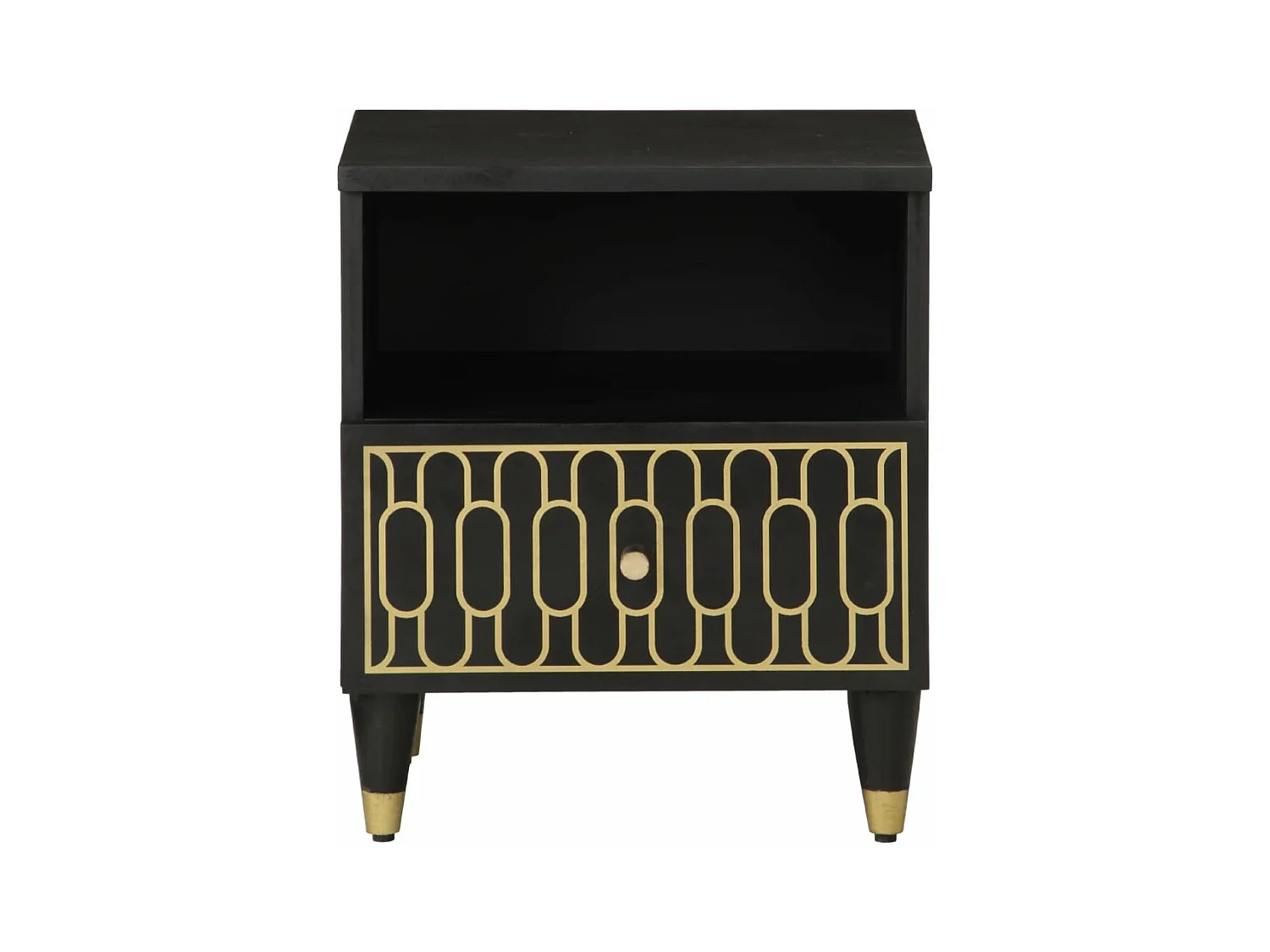 Table de chevet 40x33x46 cm Bois de manguier solide