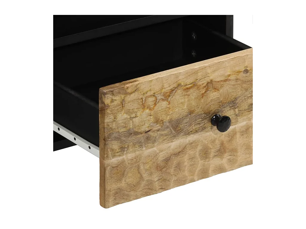 Table de chevet 40x33x46 cm Bois de manguier solide