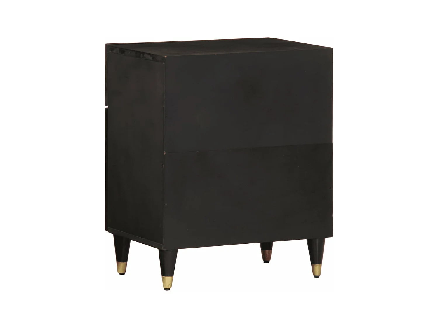 Table de chevet 50x33x60 cm bois de manguier massif