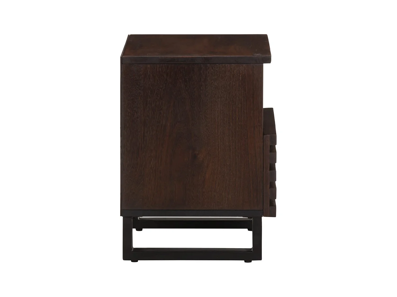 Table de chevet 40x34x46 cm bois de manguier massif