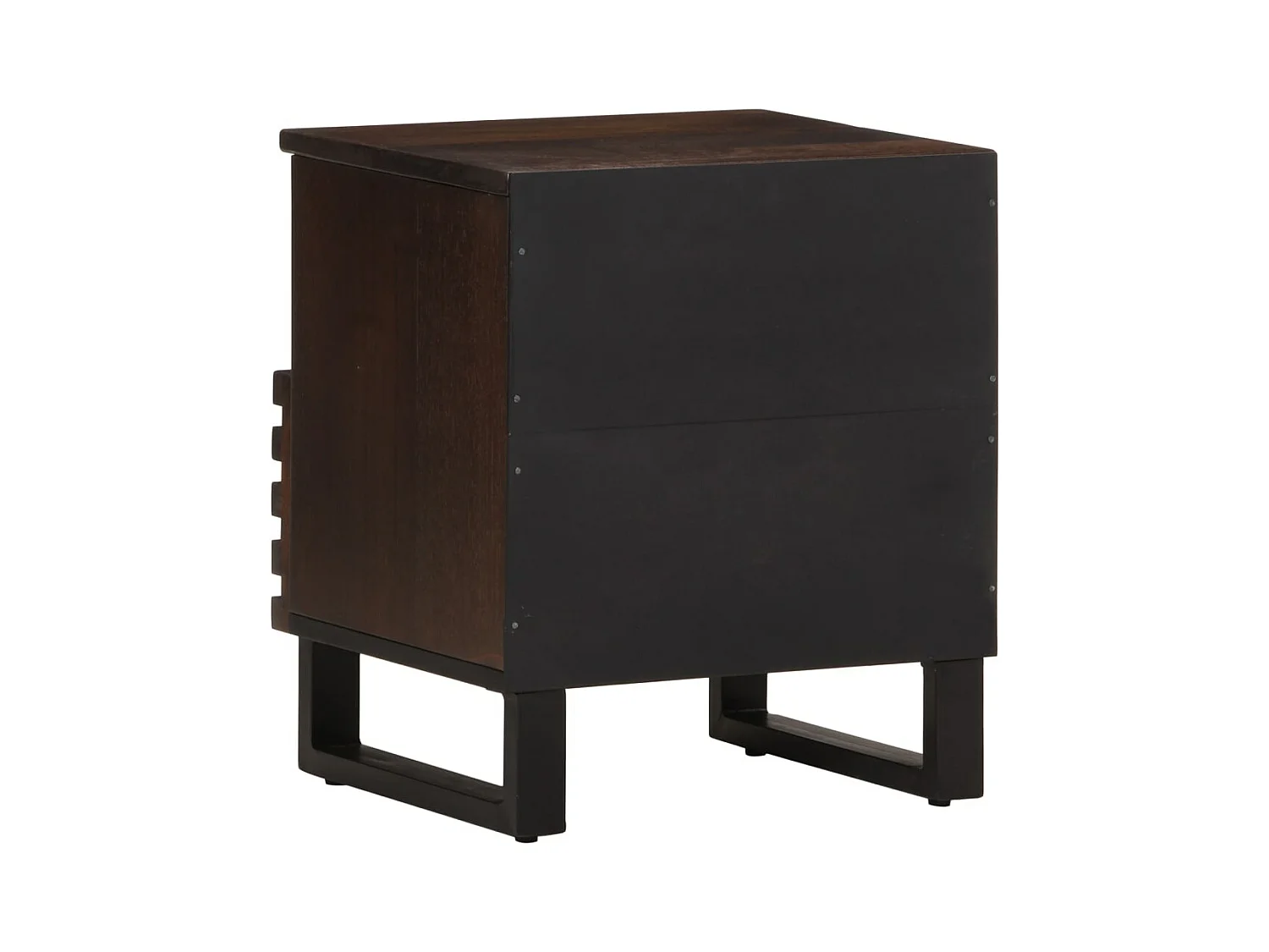 Table de chevet 40x34x46 cm bois de manguier massif