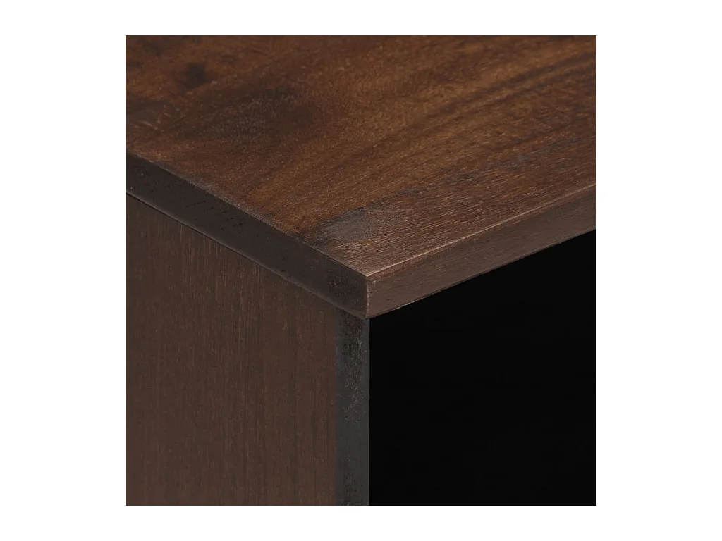 Table de chevet 40x34x46 cm bois de manguier massif