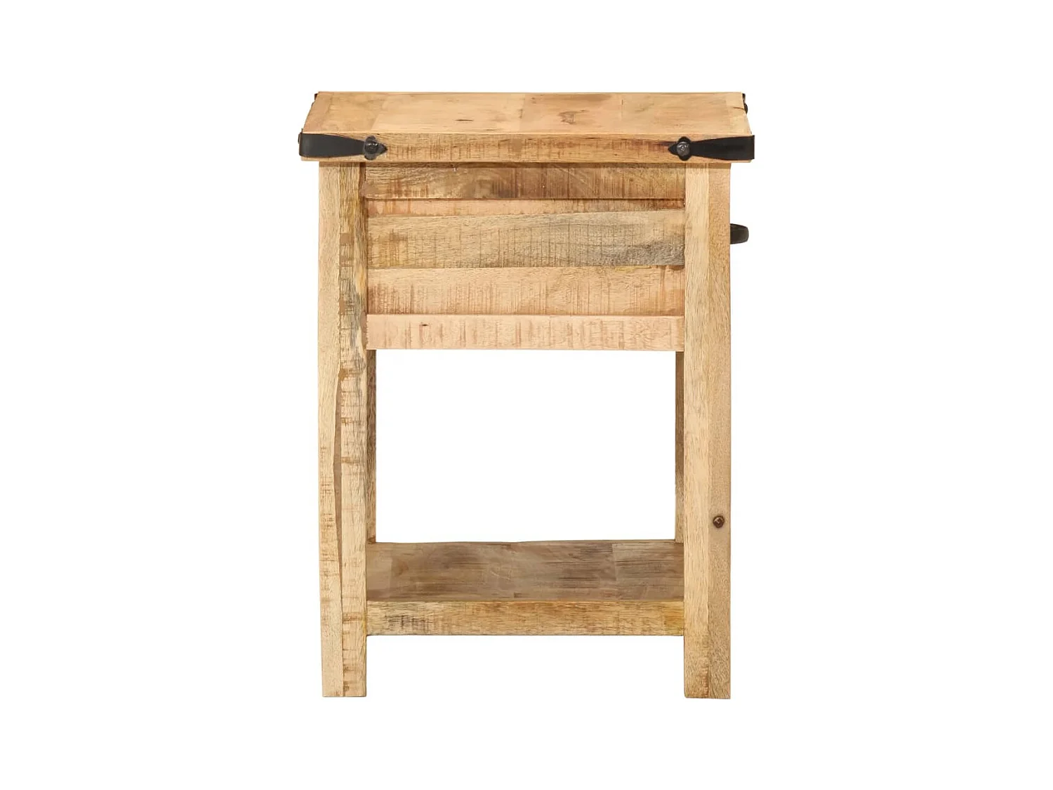 Table de chevet 40x40x50 cm bois de manguier massif