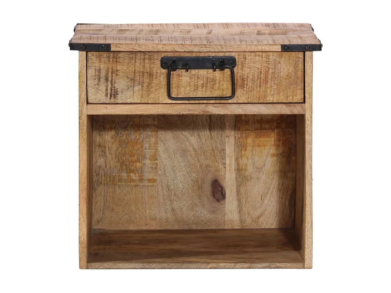 Nachttisch 40x30x37 cm massives Mangoholz