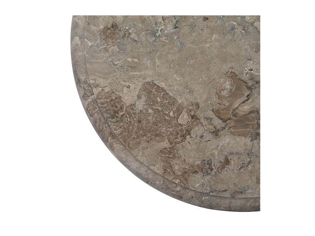 Tablero para mesa mármol gris Ø40x2,5 cm