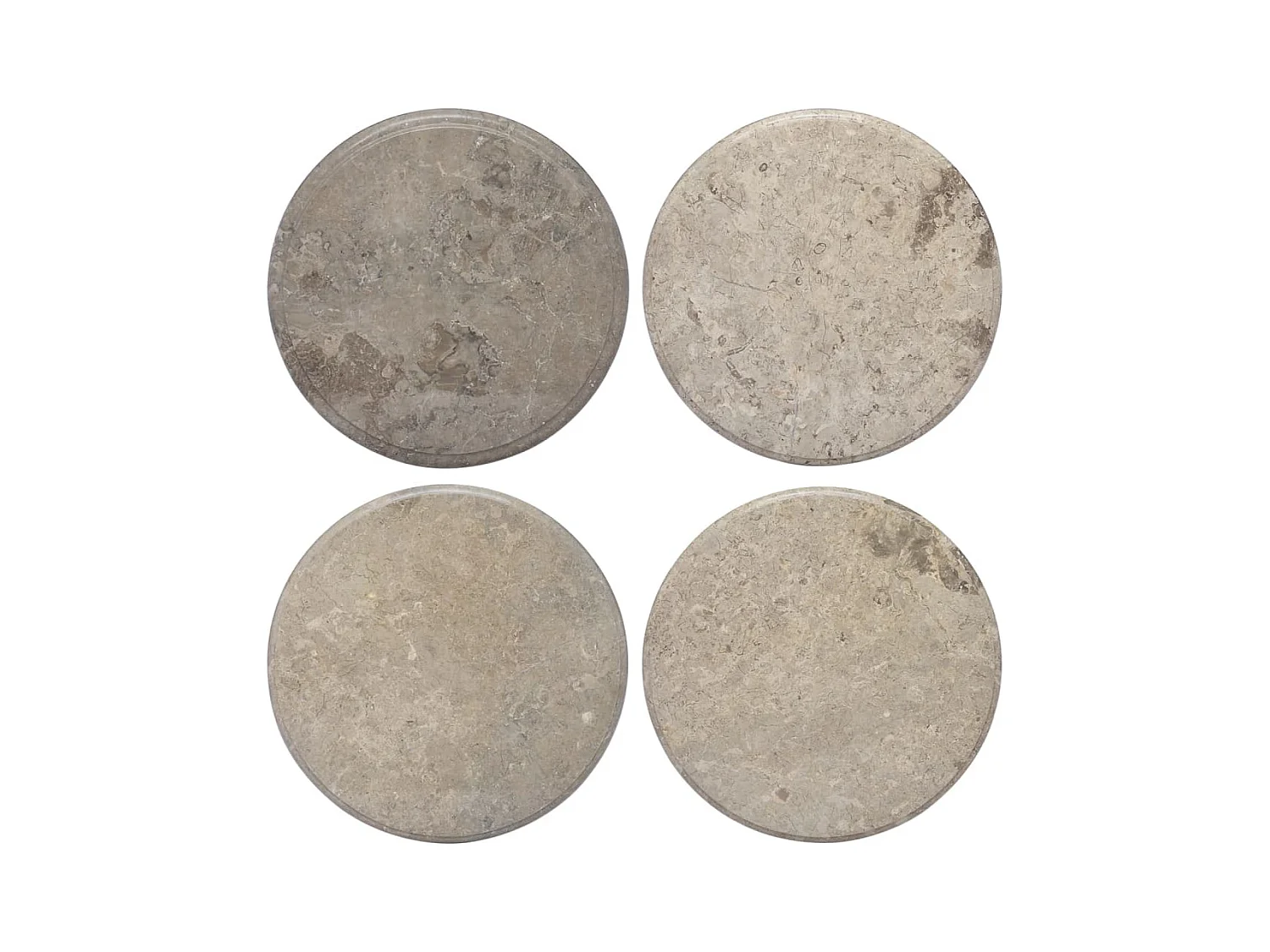 Tablero para mesa mármol gris Ø40x2,5 cm