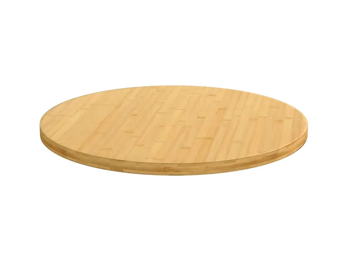 Dessus de table Ø70x2,5 cm bambou