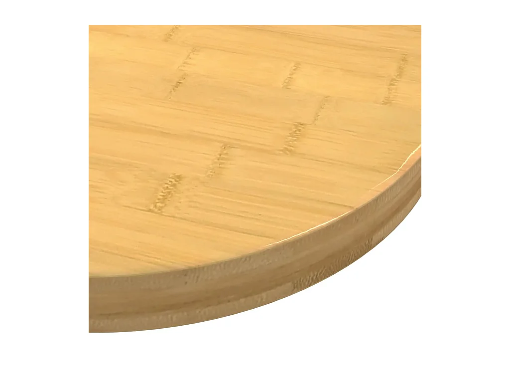 Dessus de table Ø60x4 cm bambou