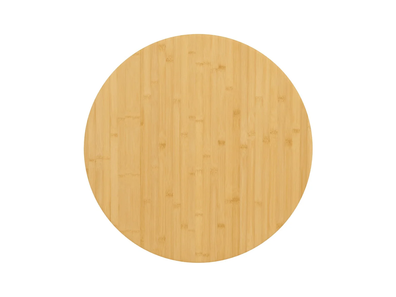 Tablero de mesa de bambú Ø60x4 cm
