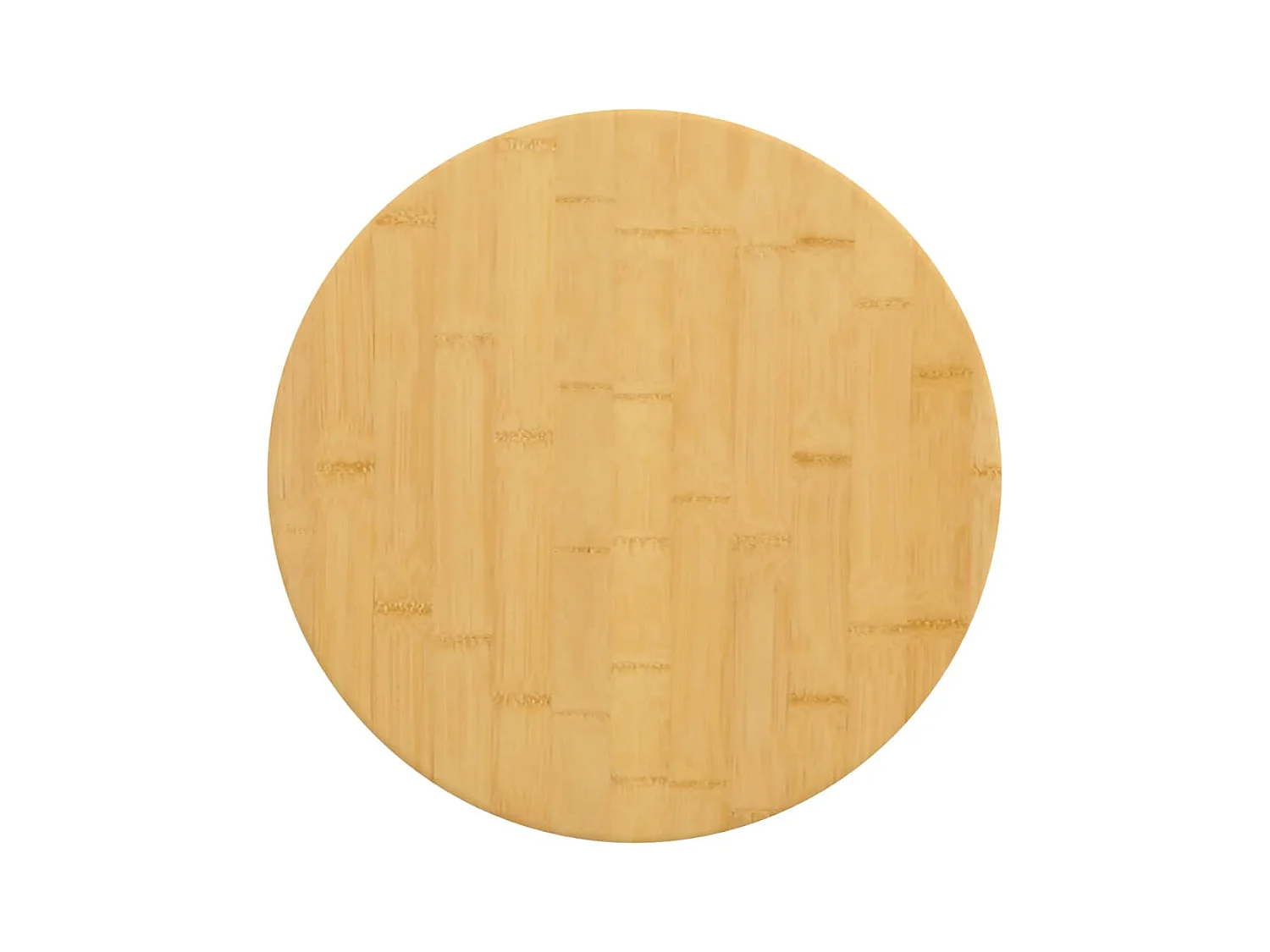 Tablero de mesa de bambú Ø40x2,5 cm