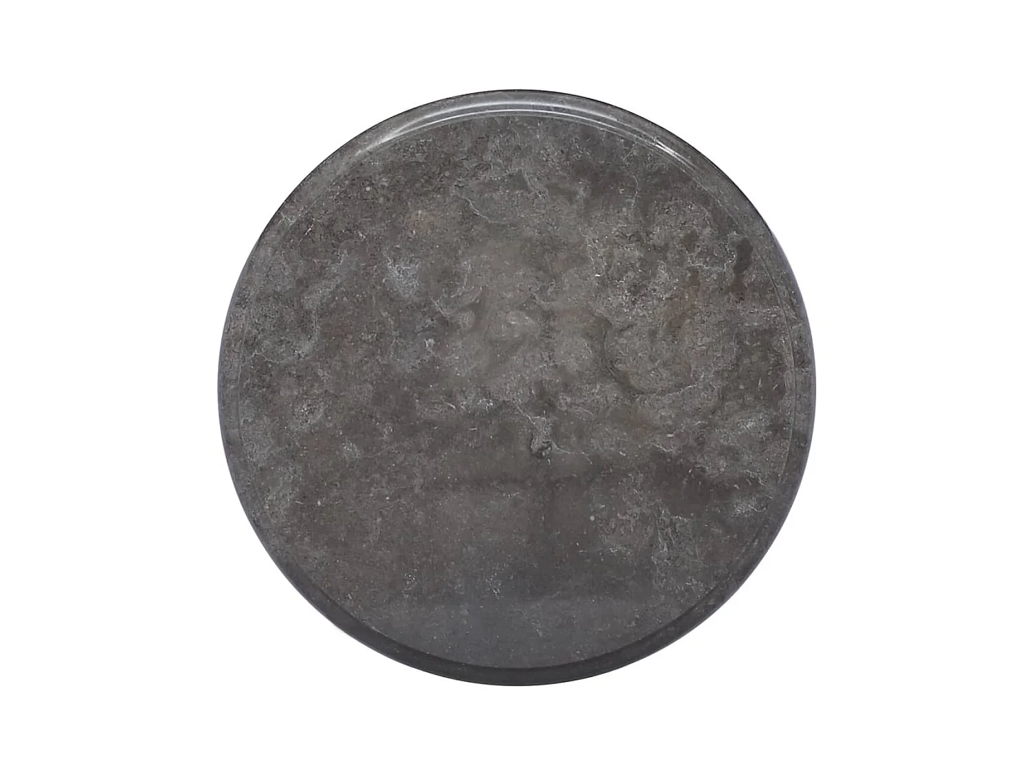 Tafelblad Ø40x2,5 cm marmer zwart