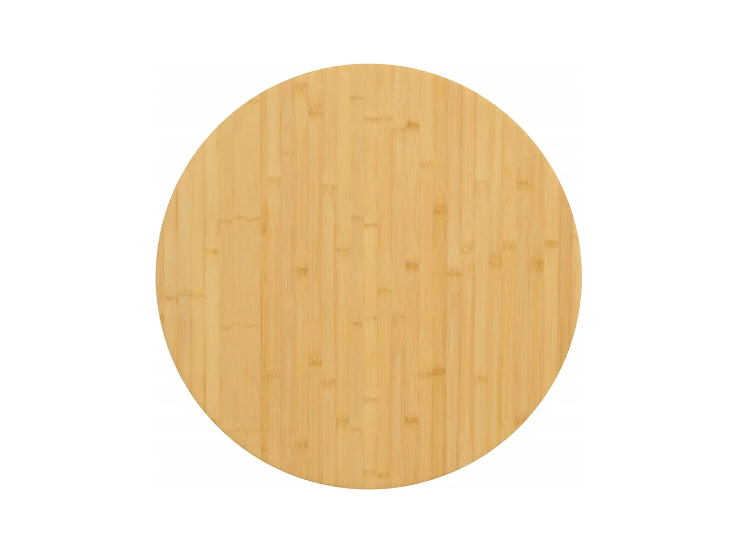 Tablero de mesa de bambú Ø60x1,5 cm