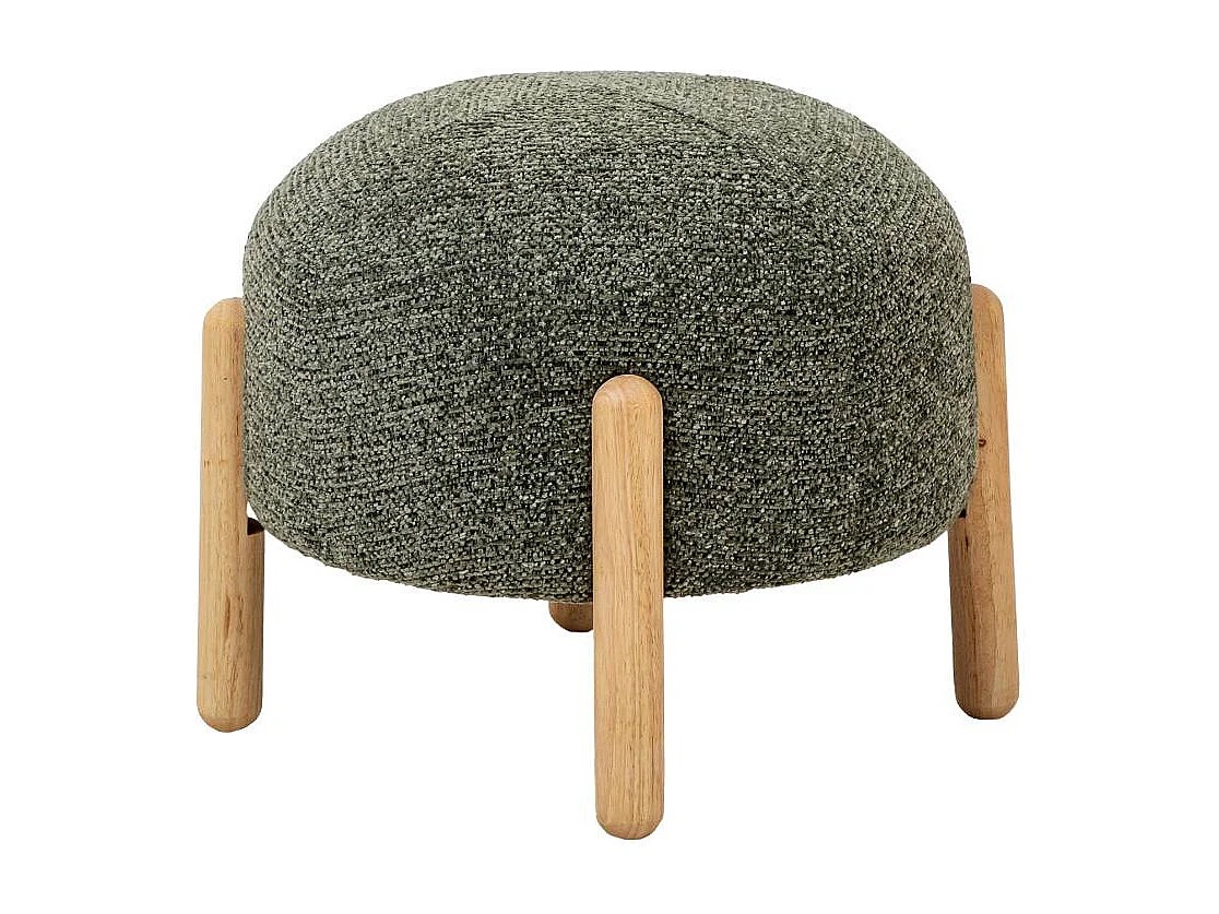 Tabouret en tissu bouclette Nério