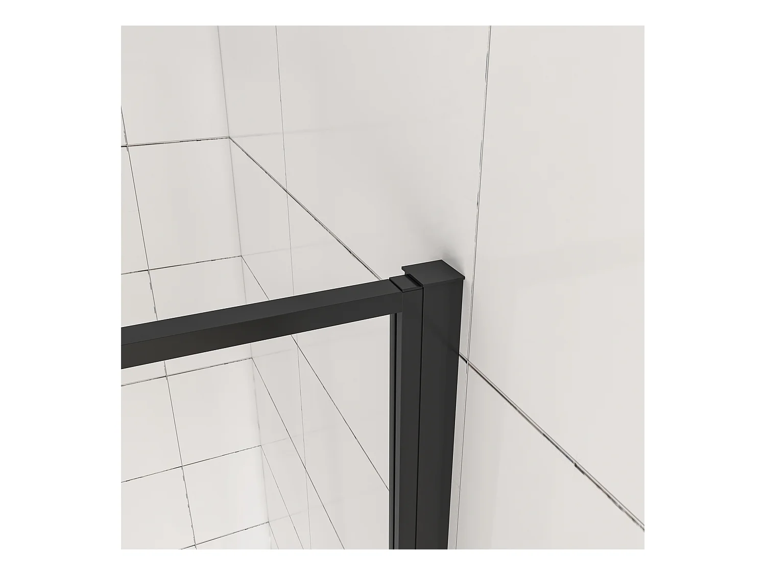 100x200cm Nis Douchecabine-Douchedeur draaideur - 6mm NANO EasyClean veiligheidsglas,profiel van glanzend chroom