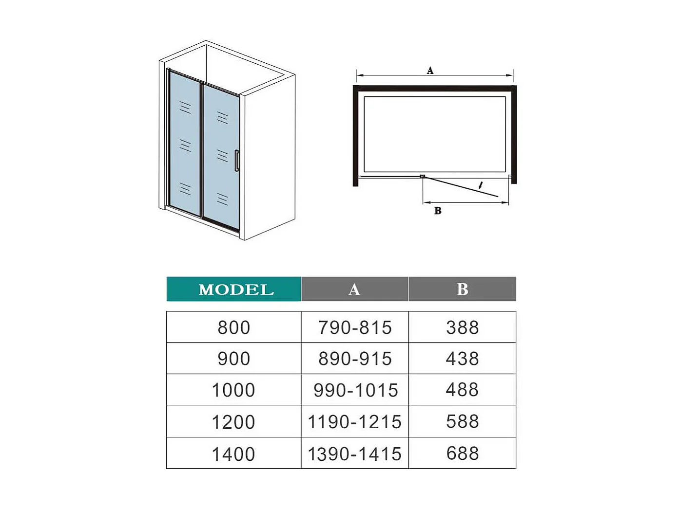 90x200cm Nis Douchecabine-Douchedeur draaideur - 6mm NANO EasyClean veiligheidsglas,profiel van glanzend chroom