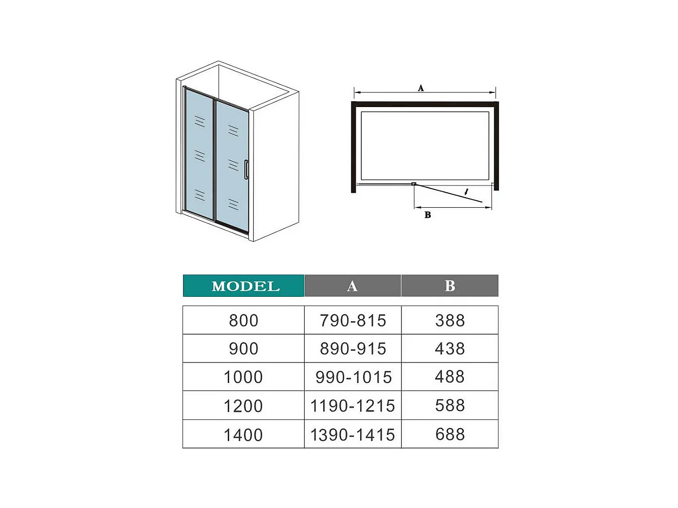 140x200cm Nis Douchecabine-Douchedeur draaideur - 6mm NANO EasyClean veiligheidsglas,profiel van glanzend chroom