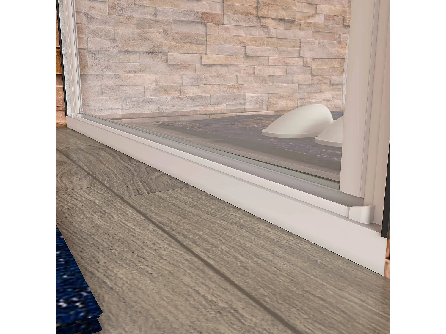 B:90xH:185cm Douchedeur draaideur, 5mm EasyClean veiligheidsglas,matte wit elektroforetische aluminium frame